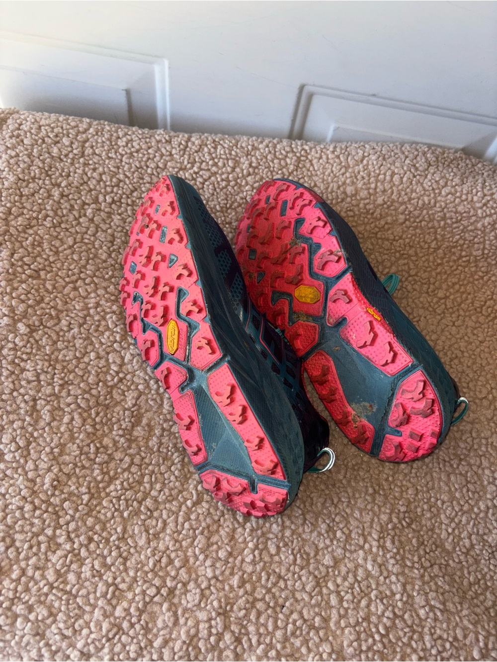 Hoka One One navy/teal Speedgoat 2 shoes size 7.5 - Picture 7 of 7